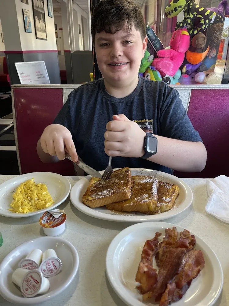 French Toast and Scrambled Eggs